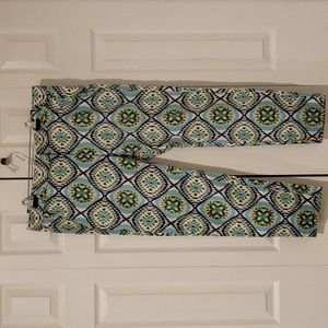 Joe Fresh, size 12, printed crop pant